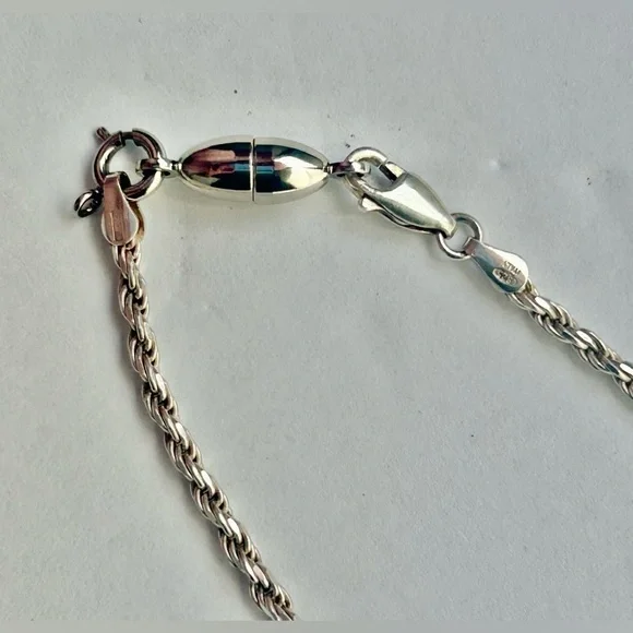 Kabana Vintage Sterling Silver Blue Lapis Cameo Necklace Mother Child Pendant - Picture 7 of 10